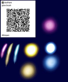 a close up of a qr code on a cell phone with blurry lights in the background