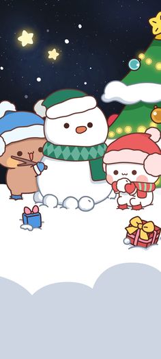 hello kitty christmas live wallpaper - screenshot