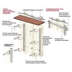 an overview of the different parts of a wall and flooring system that is being used to build a house