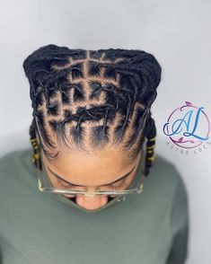 Dreadlock Hairstyle for Work Updo Dreadlock Styles Black Women, Updo For Dreads Black Women, Loc Style Updos For Women, Starter Loc Styles Medium Updo Women, Short Starter Locs Hairstyles Updo, Two Barrel Twist Locs Women, Short Loc Hairstyles For Black Women, Halo Loc Styles, Hairstyles For Short Locs For Women