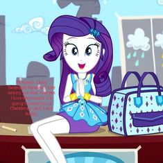 Rarity Equestria, Rarity Pony, Canterlot High, Forever Bracelet, Cute Handbag, Mlp Equestria