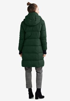 Women's Plus Size Coats and Jackets | Ellos London Gifts, Light Down, Plus Size Coats, Woman Within, Swimsuits For All, Down Coat, Puffer Coat, Look Cool, Above The Knee