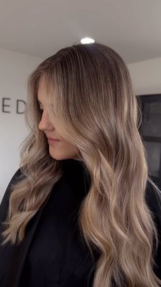 SHANYA KRIEVINS || UTAH BLONDES | TEDDY BRONDE 🧸🤎 Formula: Redken Shades EQ Lowlight 7GB 7T 7NB Gloss 8VG 8GI 9NB One row of @scottieandashtonhairco in colors Latte +… | Instagram Darker Roots Blonde Hair Balayage Short Hair, Soft Teddy Bear Bronde, Ash Blonde Hair Formula, Teddy Bronde Balayage, 9n Hair Color, Dimensional Bronde Haircolor, 7nch Shades Eq, Dirty Blonde With Blonde Highlights, Low Maintenance Dirty Blonde Hair