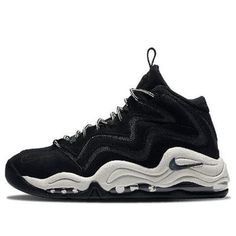 Nike Air Pippen 'Black' 325001-004 (SNKR/Retro/High Top/Basketball) Nike Black High-top Sneakers With Air Cushioning, Stylish Sneakers, High Top, Your Perfect, Perfect Pair, High Tops, Nike Air, Basketball, Nike