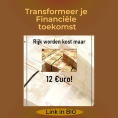 Rijk worden kost maar 12 euro