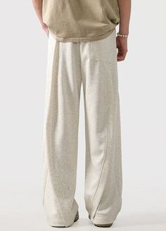 Experience unmatched comfort with our Wide Leg Drawstring Panel-Pleated Sweatpant Joggers, your new go-to for effortless style. Crafted from a premium blend that is both soft and durable, these joggers feature a distinctive panel-pleated design adding a touch of sophistication to a relaxed fit. The wide-leg cut ensures freedom of movement while the drawstring waist offers customizable comfort. Perfect for a laid-back weekend or a casual day out, these joggers can be paired with a fitted tee for Relaxed Fit Full Length Sweatpants For Elevated Casual Wear, Comfortable Relaxed Fit Sweatpants For Elevated Casual, Elevated Casual Full-length Relaxed Fit Sweatpants, Joggers With Drawstring Straight Leg, Elevated Casual Relaxed Fit Joggers, Relaxed Fit Joggers For Elevated Casual, Relaxed Fit Joggers For Elevated Casual Occasions, Elevated Casual Comfortable Sweatpants, Elevated Casual Comfortable Long Sweatpants