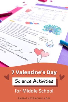 valentine's day science activities for middle school