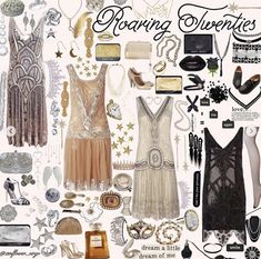 1920s Aesthetic Outfit, 1920s Clothes, Gatsby Birthday Party, 1920s Aesthetic, Vintage Academia, Gatsby Art, 1950’s Fashion