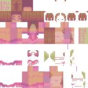 the pixel art is very colorful and has many different shapes