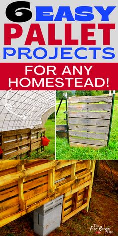 an easy pallet project for any homestead