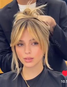 Balayage Side Bangs, Wispy Bangs Wedding Hair, Haircuts With A Fringe, Haircut Long Fringe, Face Framing Bangs Updo, Fringe Bangs With Shoulder Length Hair, Curtain Bangs On Long Face, Bardot Fringe Long Hair, Long Fine Hair Haircuts Side Part