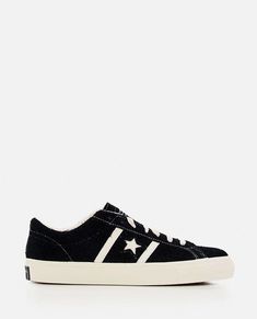 Suede leather upper. Rubber sole. Lace up shoes. Color: black. Converse One Star Academy, Star Academy, Converse One Star, Converse Sneakers, One Star, Shoes Color, Mens Sportswear, Suede Sneakers, Sneaker Collection