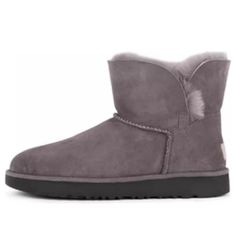 (WMNS) UGG Classic Cuff Mini 'Stormy Grey' 1016417-SYGR Ugg Classic Mini, Fashion Performance, Ugg Classic, Classic Mini, Stylish Sneakers, Perfect Pair, Your Perfect, Cuff, Sneakers