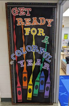 Teachers School Classroom Door Decoration Cutouts DIY Kit get Ready for a Colorful Year Back to School Decor Classroom Door Decoration - Etsy Charcoal Abstract, Preschool Door, Library Games, Classe D'art, Wallpaper Contemporary, School Door Decorations, Preschool Bulletin, Preschool Classroom Decor, Art Classroom Decor