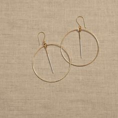 Nwt Banana Republic Aureus + Argent Dangling Earrings Sterling Silver Hoop Earrings With French Hook, French Hook Hoop Earrings For Gift, French Hook Hoop Earrings As Gift, Silver Jewelry With French Hook And Round Shape, Silver Round Jewelry With French Hook, Minimalist Adjustable Jewelry With French Hook, Minimalist Dangle Jewelry With French Hook, Dangling Earrings, Earrings Color