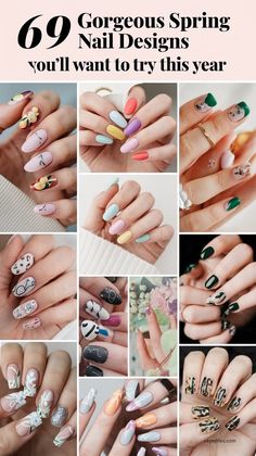 Spring Nail Designs, Brighter Days, Cartoon Tattoos, Spring Nail, Nail Designs Spring, Blooming Flowers, Trendy Nails, Spring Nails, This Year