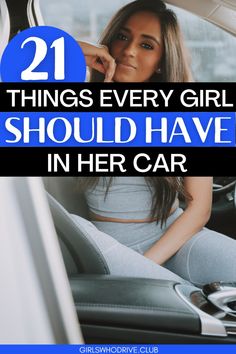 This post is all about the 21 essentials for a girls car. At the end of the post, you'll have one of your very own car survival kits with everything you need for just about any situation. Click to read more!   car essentials for teen girls survival kits, girls car essentials ideas, girls car essentials emergency kits, girl car essentials, girl car must haves, car must haves girls ideas, teen girl car must haves, amazon car must haves girly, girl car must haves list, girl car must haves Girl Car Necessities, 1st Car Ideas, Truck Essentials For Women, New Car Must Haves, Things To Keep In Car, That Girl Car Essentials, New Car Essentials, Things To Put In Your Car, Car Essentials For Women List