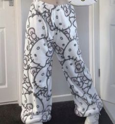 Hello Kitty Sweatpants, Flannel Christmas, Joggers Pants, Christmas Pjs