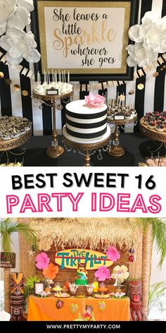 the best sweet 16 party ideas for girls and boys to celebrate their birthday in style