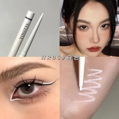 Brand Name: Yickyue Formulation: Pencil Shelf Life: three years Benefit: Fast/Quick Dry Ingredient: Eyeliner Quantity: 1PCS Certification: GZZZ GZZZ: YGZWBZ Type: Eyeliner Waterproof / Water-Resistant: Yes Number of Pieces: One Unit NET WT: 70mg Type1: Eyeliner Gel Pencil Type2: Eyeliner, liquid eyeliner Color: Black, brown, white Feature: Waterproof gel eyeliner 100% brand new and high quality products. Can be used on the face and body! Featuring a fine, flexible brush-tip applicator for killer Eyeliner Liquid, Graphic Eyes, Eyeliner Waterproof, Long Lasting Eyeliner, Eyeliner Gel, Eyeliner Looks, Waterproof Eyeliner, Bright Eyes, Asian Makeup