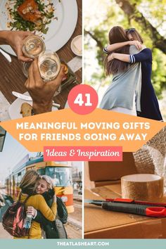 Looking for thoughtful gifts to give your best friend when they move? From heartfelt keepsakes to practical items, this list has it all to help you say goodbye. Save this pin to find the perfect friend farewell gift for when the time comes! Thoughtful Gifts For Friends, For Friends, Thoughtful Gifts