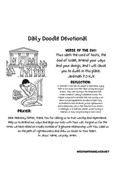 an advertisement for the daily dodlee devotional, which is printed in black and white