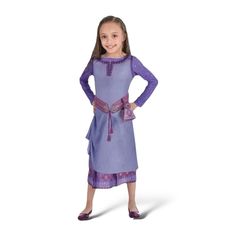 Make A Magical Costume For Your Little Princess With This Disney Wish Asha Costume. The Costume Is Designed With A Hook And Loop Closure, Long Sleeves, And A Purple Dress Length That Fits Girls Toddler Size 3-4. The Dress Is Adorned With The Character Asha From The Disney Princess Family, Making It Perfect For A Party Occasion. The Costume Is Made By The Brand Disney And Is A Great Addition To Your Girl's Wardrobe. Disney Princess Family, Princess Family, Disney Wish, Costume For Girls, Disney Costumes, Girls Wardrobe, Girls Toddler, Girl Costumes, Toddler Sizes