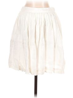 a loves a Casual Skirt Size: Small Bottoms - used. No Fabric Content, Solid | a loves a Casual Skirt: Ivory Solid Bottoms - Size Small White Flowy Skirt Bottoms, Casual Skirt, Womens Bottoms, Women Handbags, Skirt, Handbags, For Women, Fabric, Clothes