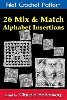 the book cover for 26 mix and match alphabet instructions