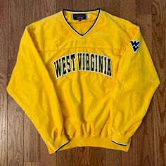 Brand New With Tags. Message If Interested. Sporty Yellow Crew Neck Top, Yellow College Top For Team Spirit, Yellow Sports Top For Fall, Casual Yellow Tops For Game Day, Yellow Crew Neck Sports Sweatshirt, Yellow Crew Neck Sweatshirt For Sports, Vintage Pullover, Vintage Pullovers, French Open