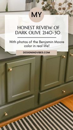 dark green paint color ideas for cabinets or walls Door Diy Projects, Shoji White, Deck Colors, Crazy House, Quiet Room, Cabinet Paint Colors, Benjamin Moore Colors, Peel And Stick Tile, Stunning Kitchens