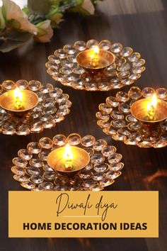 Diwali diya decor ideas for home. You can place this in a living room, pooja room, indoor and can be used fou outdoor decorations as well. Can be used for gifting your loved ones in the diwali with great indian festival also know as the festival of lights. Home Indian, Diwali Diya, Return Gifts, Indian Festival, Decorations For Home, Pooja Room, Pooja Rooms, Outdoor Decorations