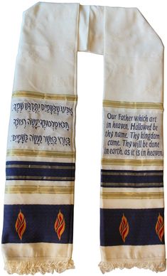 We offer Free Shipping on all order!! Wel come to my stores, The Smart of your choice and satisfaction guarantee. Scarf Lords Prayer Blue (63"x15") Gallery Product Description Lords Prayer Scarf, Purple Size 63' x15' Hebrew and English The 'Lords Prayer' scarf-for praying is Blue, White, Gold acrylic. Features Manto: Mide 63" largo x 15" ancho; 63" length x 15" width Has First half of Lord prayer in English and Hebrew. Scarf also has word Abba ( Hebrew for Father ) all over the scarf Thank you for your business, your trust and your confidence. It is our pleasure to work with our customers. Delivery ☎ If you have any question. Please do not hesitate to contact us. Please send us message via eBay system. We reply every message within 24 hours. If you did not receive our reply. We think maybe Prayer Scarf, Lord Prayer, English Prayer, Lords Prayer, Thy Kingdom Come, Thy Will Be Done, The Lords Prayer, New Testament, Abba