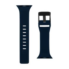 URBAN ARMOR GEAR UAG Scout Silicone Watch Strap for Apple Watch | Urban Armor Gear Modern Digital Watch With Bracelet Strap, Modern Adjustable Digital Watch With Bracelet Strap, Modern Blue Watch Bands For Outdoor, Modern Digital Watch With Adjustable Bracelet Strap, Casual Blue Adjustable Apple Watch Band, Durable Adjustable Blue Watch Bands, Modern Blue Adjustable Apple Watch Band, Black Wear-resistant Apple Watch Band For Outdoor, Apple Watch Ultra