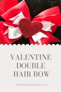 Valentine Gifts For Her, Valentine Hair Bows, Bow Craft, Valentine Hair, Diy Valentine's Day, Making Hair