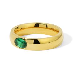 A sweet addition to your ring collection. Fine Jewelry Thick Band As Gift, Elegant Stackable Enamel Ring For Anniversary, Smooth Bezel Ring Jewelry, Smooth Bezel Ring, Elegant Enamel Ring With Bezel Setting For Anniversary, Classic Dome Ring With Smooth Bezel As Gift, Stackable Round Enamel Ring For Anniversary, Elegant Enamel Round Promise Ring, Elegant Round Enamel Promise Ring