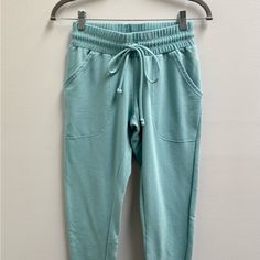 Open To Reasonable Offers! Light Blue Casual Loungewear Pants, Casual Light Blue Loungewear Pants, Casual Light Blue Sweatpants For Loungewear, Spring Lounging Blue Pants, Light Blue Lounge Pants With Pockets, Casual Blue Pants For Lounging, Casual Blue Lounging Bottoms, Casual Blue Bottoms For Lounging, Blue Pants With Pockets For Leisure