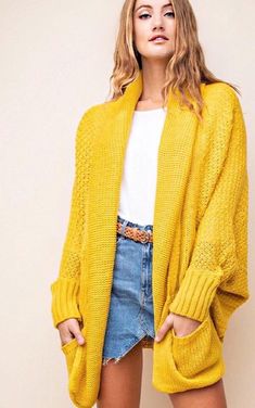 My Happy Place Mustard Cardigan, RESTOCKED!! Navy And Yellow Outfits, Olive Green Trousers, Yellow Sweater Outfit, Spring Time Outfits, Mustard Cardigan, Navy And Yellow, Green Trousers, Yellow Cardigan, Pinterest Fashion