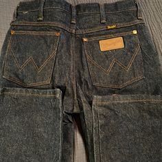 New Pair Of Wrangler Jeans , Mens , Never Worn , I Have 2 Pairs Wrangler Jeans Vintage Poster, Wrangler Pants, Workwear Jeans, 80s Outfit, Vintage Cloth, Jeans Mens, Wrangler Jeans, Cute Fits, Pants Color