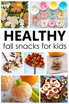 healthy fall snacks for kids to eat