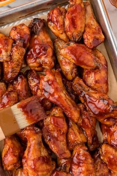 BBQ baked chicken wings Appetizer For Party, Baked Bbq Chicken Wings, Oven Chicken Wings, Oven Baked Bbq Chicken, Best Bbq Chicken, Baked Recipe, Baked Chicken Wings Oven, Bbq Chicken Wings, Baked Bbq Chicken