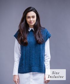 Grille Pullover | Knitting Pattern by Bonnie Sennott | Brooklyn Tweed Brooklyn Tweed, Models Needed, Knit Vest Pattern, Knitted Wit, How To Purl Knit, Vest Pattern, Stockinette Stitch, Knit Vest, Scarf Styles