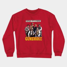 Gunsmoke Tv Western Tribute. Version 2 -- Choose from our vast selection of crewneck sweatshirts to match with your favorite design to make the perfect custom graphic crewneck sweatshirt. Pick your favorite: Crewneck Sweatshirt or Lightweight Crewneck Sweatshirt. Customize your color! For men and women. Retro Crew Neck Pre-shrunk Top, Retro Winter Fan Merchandise T-shirt, Retro Fan Merchandise Tops For Fall, Retro Winter Fan Merchandise Tops, Retro Fall Tops For Fan Merchandise, Retro Crew Neck T-shirt For Winter, Dodge City Kansas, Western Crewneck, 60s Tv