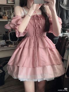 Casual Fairytale Outfit, Cottagecore Outfits, Korean Fashion Dress, Pretty Prom Dresses, Fairy Dress, Modest Fashion Outfits