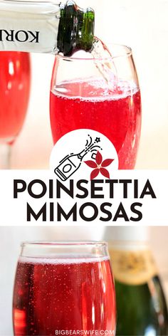 Winter Mimosa Recipe, Christmas Mimosa Bar, Christmas Mimosas, Christmas Drinks Recipes, Bourbon Smash, Holiday Drink