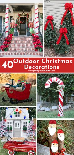 outdoor christmas decorations that are easy to make