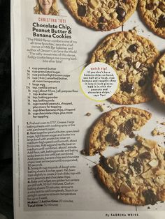 an article in the news about cookies and chocolate chip cookies