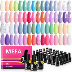 PRICES MAY VARY. New Bottle Upgrade: The new design boasts exquisite craftsmanship and style. The anti-overflow mouth allows easy control of gel, preventing waste. Enhanced cap sealing prevents air entry, extending shelf life Trendy Color Selection: MEFA's 32-color gel polish set offers vibrant shades for all seasons. Includes 32 colors, base coat, glossy and matte top coats (7 ml each). Embrace fashion with MEFA's 35-piece collection, matching every mood and style Variety of Styles: Explore end Green Gel Polish, Diy Home Salon, Watermelon Lip Balm, Green Nail Art, Nail Polish Kit, Glitter Gel Polish, Manicure Diy, Green Nail, Gel Nail Polish Set