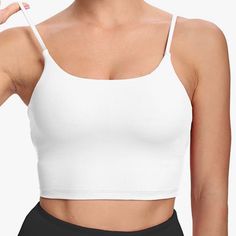 White Long Line Sports Bra. Size Xxl. Brand New. Never Worn! Casual White Breathable Sports Bra, Casual White Athletic Fit Sports Bra, Casual White Sports Bra For Light Exercise, Comfortable Fitted White Activewear, Tommy Hilfiger Bra, Soma Bras, Push Up Lingerie, Bra Inserts, Lace Tshirt