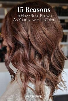 Brilliant Brunette, Gold Hair Colors, Hair Color Rose Gold, Red Highlights, Rosé Brown, Brown Blonde Hair, New Hair Colors, Fall Hair Color, Summer Hair